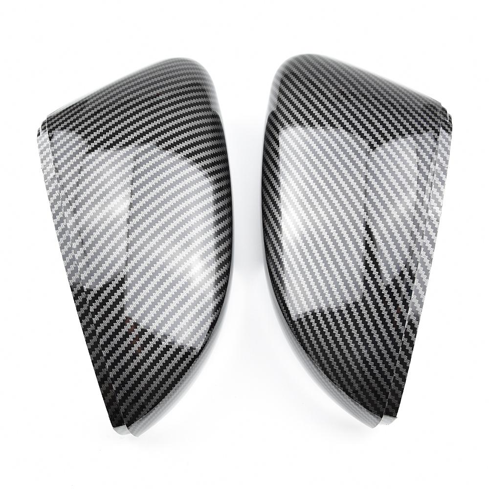 2pcs/set Car Side Rear View Rearview Mirror Cover Caps For Volkswagen For VW Polo Mk6 AW GTI