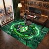 Tappeto in Velluto di Cristallo con Stampa Calcio Werder Bremen, Comodo Assorbente d'Acqua Antiscivolo Tappeto per Pavimenti Interni