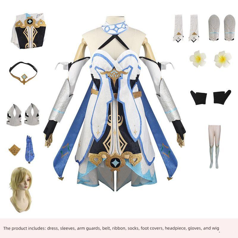 Traveler Fluorescent Cosplay Full Set Game Mihoyo Cosplay Costume Traveler Fluorescent Cosplay Outfit