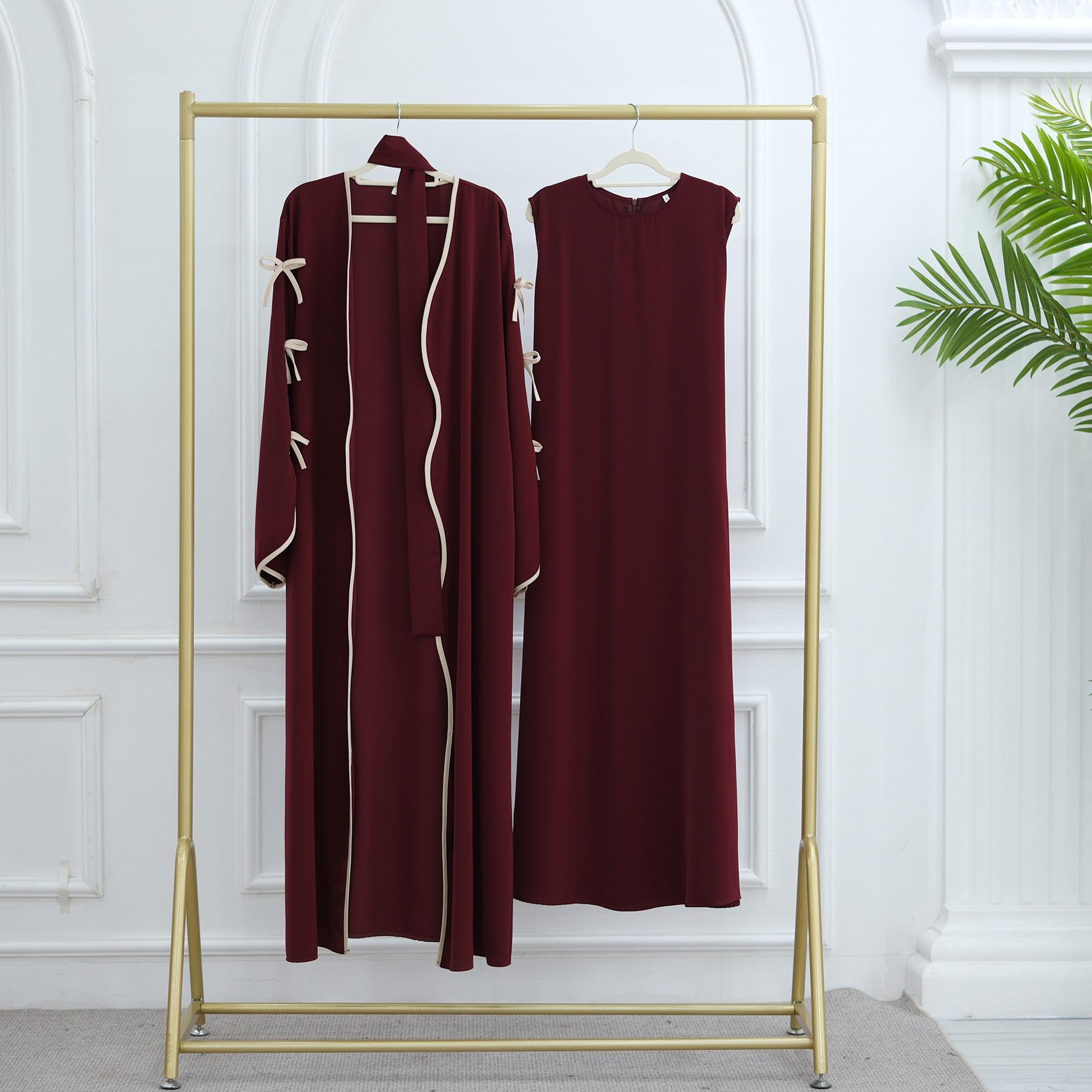 

Платье-халат макси с бантом Pure Beauty - Loriya 2025, стиль Европа, Америка и Ближний Восток, модель LR962 XL