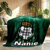 Custom Name Personalized Club Santos Laguna Print Blanket, Home Decor, Bedroom, Sofa, Camping, Couch, Gifts for Birthday ChristmasEnthusiasts