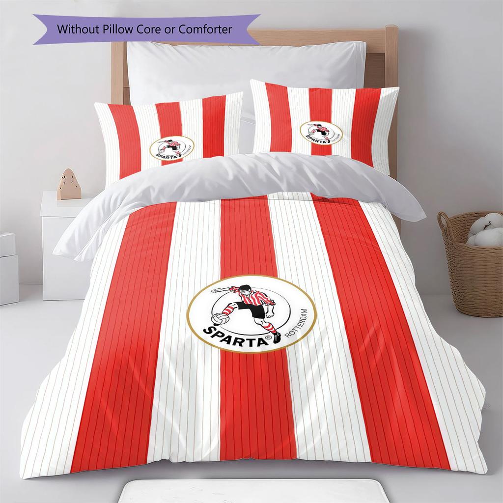 Sparta Rotterdam Bedding Quilt Set Quilt Cover Pillowcase Home Decoration Birthday Gift (1 * duvet cover + 2 * pillowcase, without core)