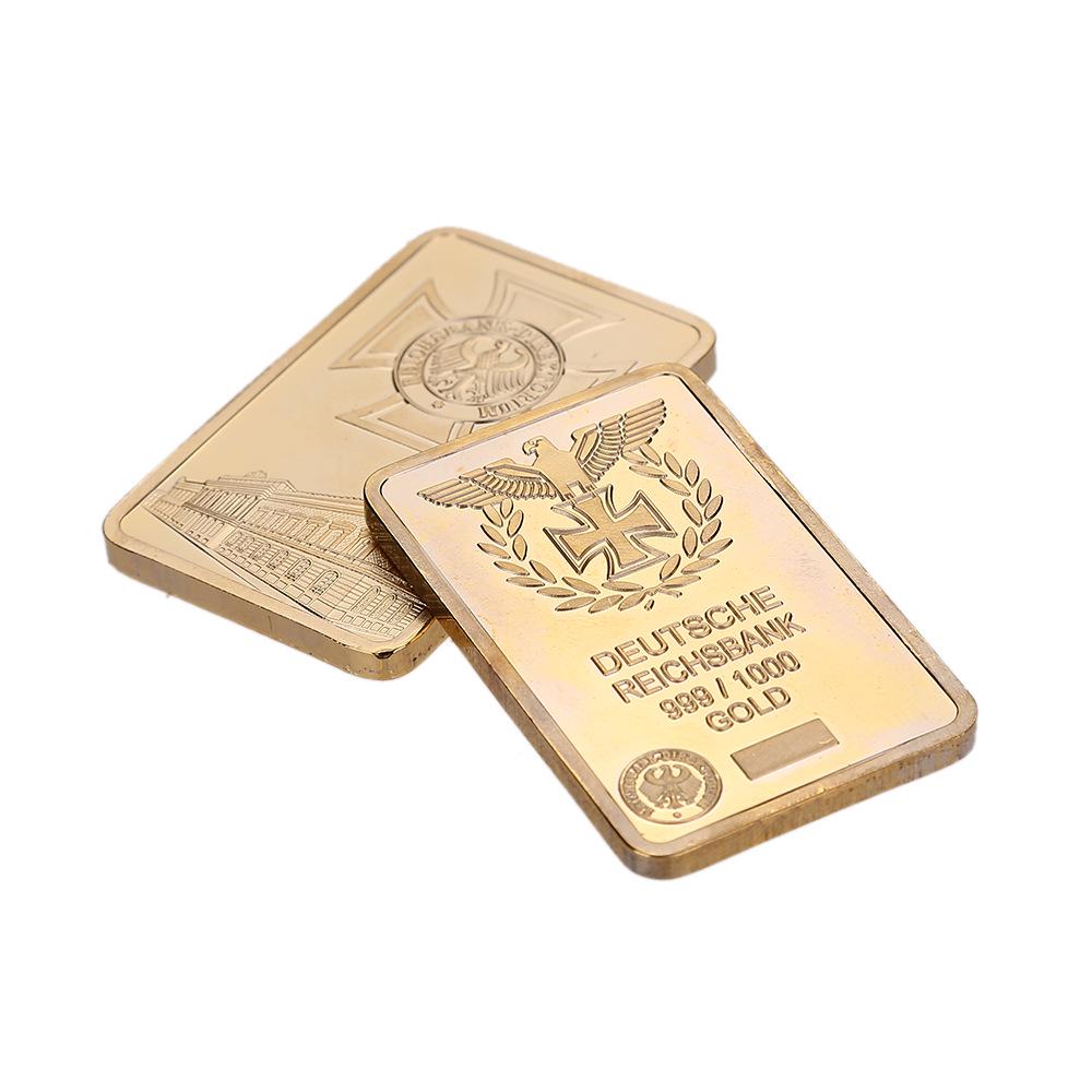 1 ks Pozlacená orlice Ražená Pamětní mince Umělecká sbírka