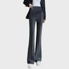 Stylish Maternity Flared Pants: Slim Fit, Tall & Comfortable Spring Suit Trousers with Slits