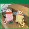 Funny Big Mouth Woven Crossbody Bag With Cute Cartoon Face For School