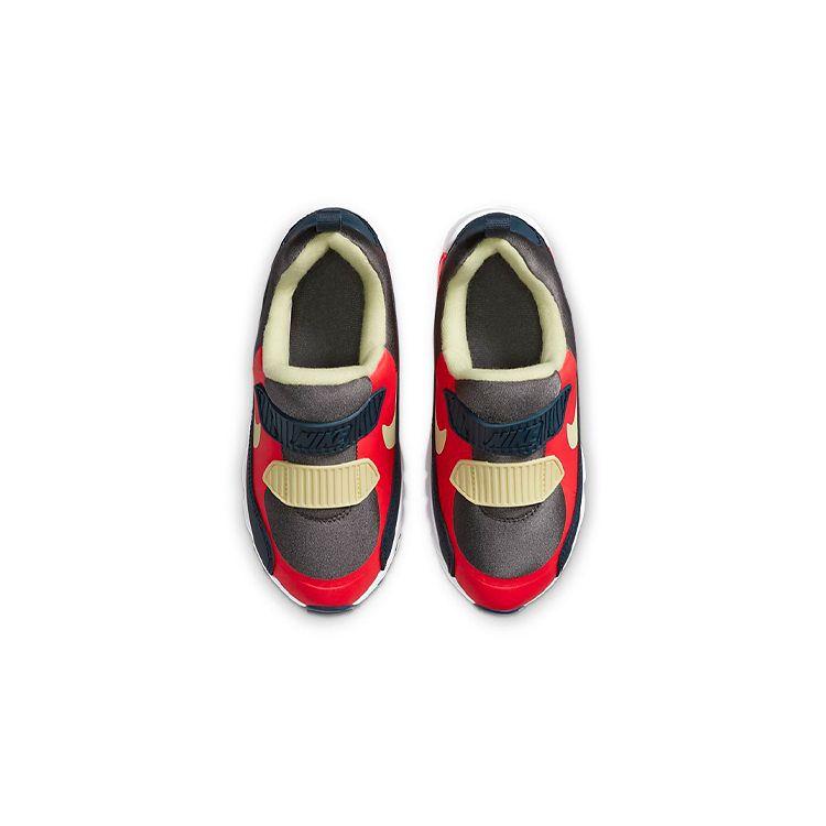 Nike Air Max 90 Retro Vzduchové odpružení Nízké Běžecké Boty Dětské tenisky Černá Červená 881927-023