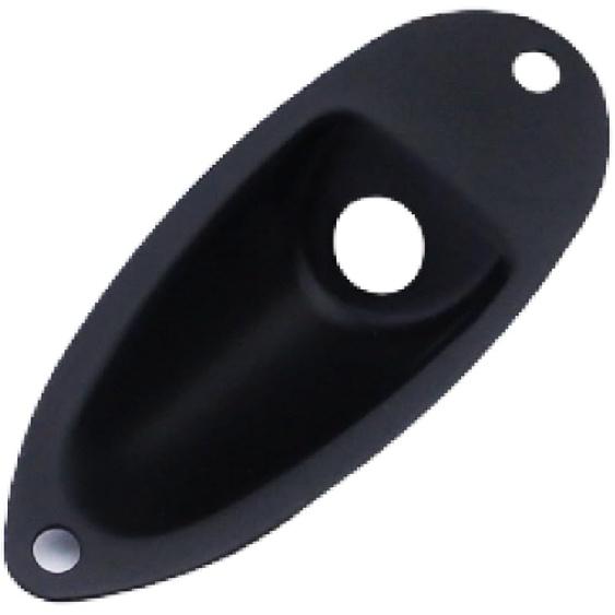 Guyker Овальная изогнутая металлическая джек-пластина для гитары, Гнездо джек-пластины в форме лодки, Выходное гнездо для электрогитары, бас-гитары, запасные части, HJ001 золото