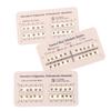 20Pcs/Pack Dental Brackets Orthodontic Braces Plus Metal Mini Standard Mesh Base Roth/Mbt 0.022/0.018 Hooks 3-4-5