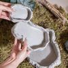 New Simulated Rock Reptile Food Bowl Multiple Size Habitat Decor Lizard Food Dish Anti-slip Base Pet Reptile Feeder Pet Supplies