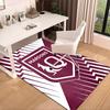 Australia Maroons Rugby Team Emblem Area Rug Office rug, Chair Rug, Decor Carpet Livingroom bedroom Mat, Large Size Fan gifts Christmas gifts