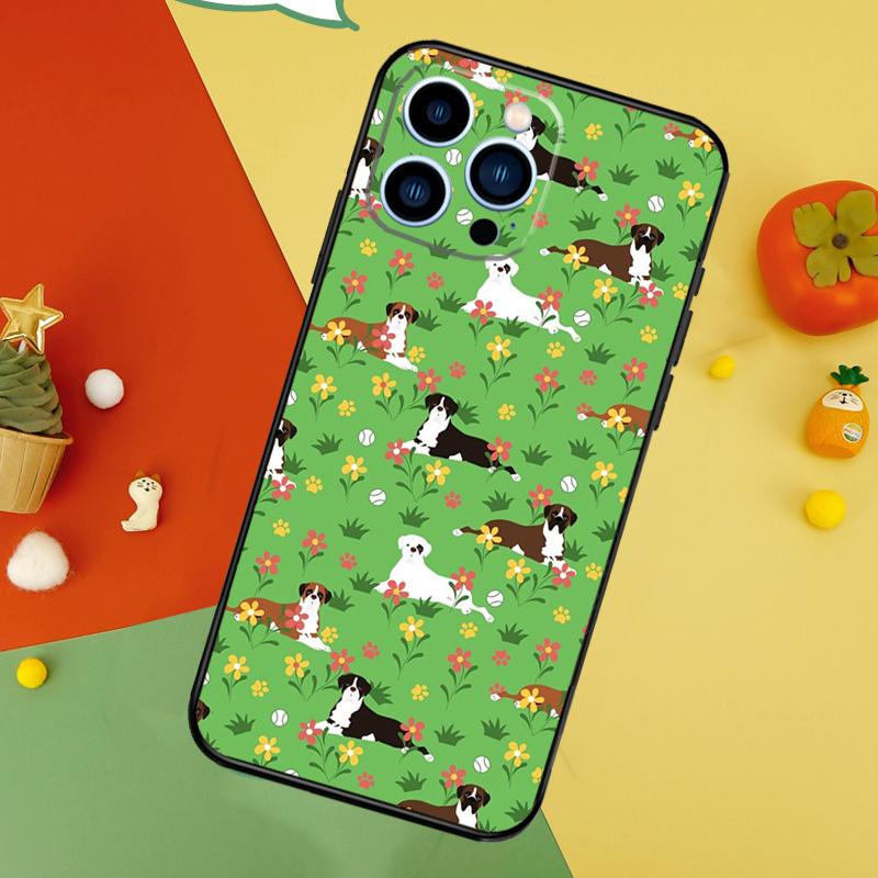 Boxer Dog Phone Case For iPhone 18 17 Pro Max 16 15 14 13 12 11 Pro Max Plus 12 13 Mini 16e 17 Air Cover