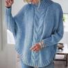 2024 Women's Batwing Sleeve Knit Sweater - Loose Plus Size, Autumn/Winter Collection