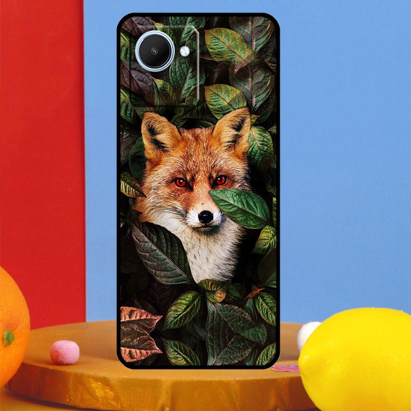 Cute Fox In Autumn For Realme 15 Pro 10 11 12 13 14 Pro Plus GT6 GT7 C61 C67 C63 C71 C55 C51 C65 C53 C75 Case