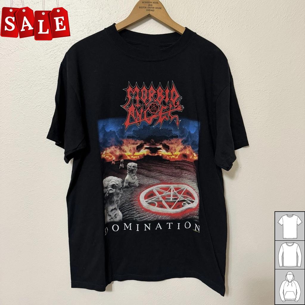 New 006 Morbid Angel Domination Masters Of Chaos Unisex All Size T-Shirt JM687