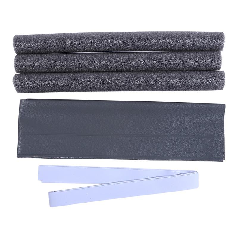 DIY Single Side Door Seam Draft Stopper Adjustable Wear-resistant Leather Door Seal Strip NEW High Quality Durable