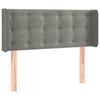VidaXL LED Headboard Bedroom Furniture Single Bed Accessory Headboard Interior Light Grey 3123712