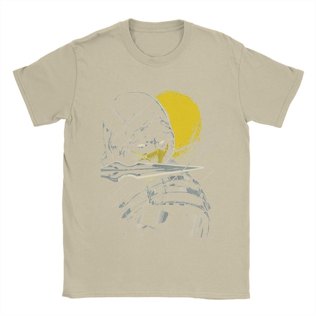 Men's T-Shirts Mortal Kombat Scorpion Serious Ninja Casual 100% Cotton Tees Short Sleeve T Shirt Round Neck Clothing Gift Idea