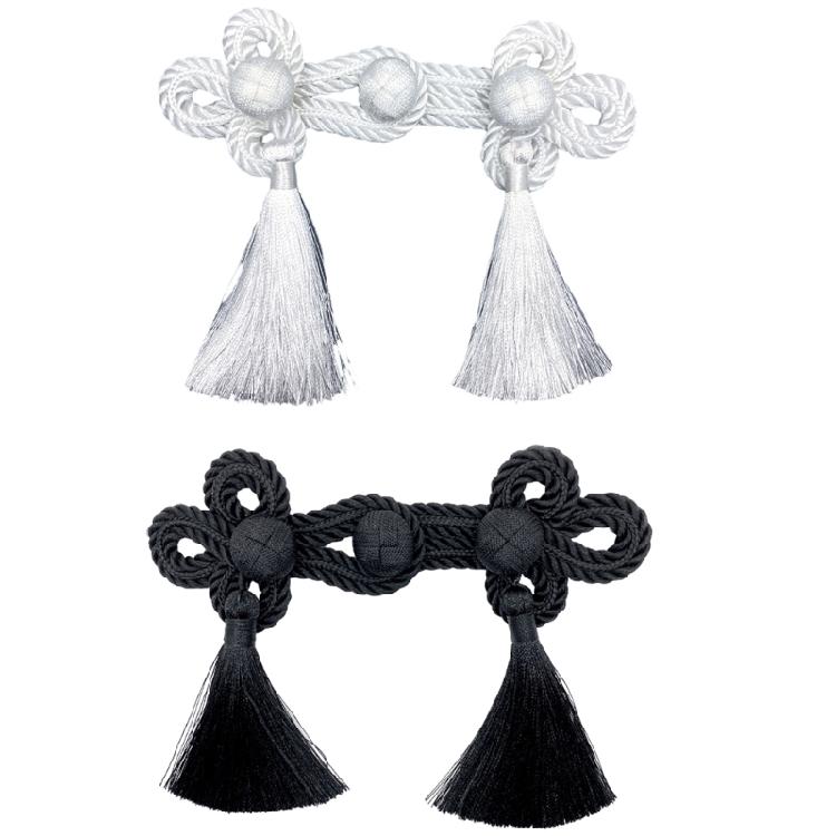 Trzy liście frędzle guziki węzełkowe chińskie ubrania ozdobne akcesoria do szycia