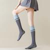 Women Yoga Socks Sports Compression Socks Soft Cotton Knee High Socks with Anti-Slip Grips for Dance Pilates Workout