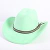 Neue Farbe Western Cowboyhut Herren und Damen Pendler Vielseitig Einfacher Stil Breiter Rand Zylinder Sonnenhut