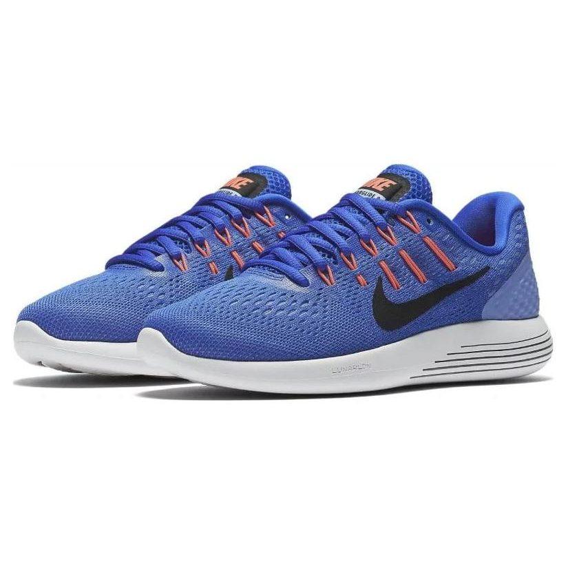 Nike Lunarglide 8 'Med Blue Black Aluminum' Women's 843726-406