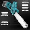 4.8m/s lectric Saw Chainsaw Wood Cutter Bracket Brushless Motor 500r/min Chain Saw Power Tool 8 inches For 18V Battery
