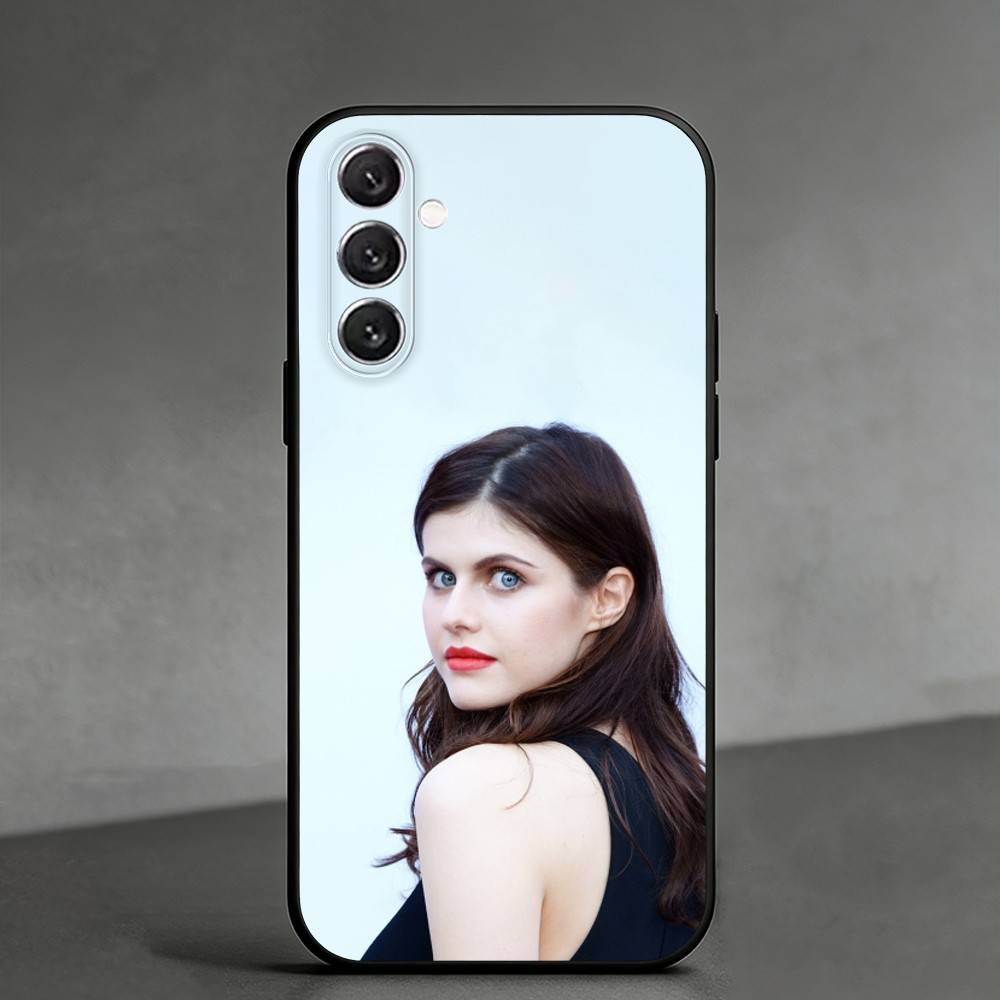

A-Alexandra Daddario Phone Case For Samsung Galaxy A91,80,73,72 ,71,53,52,32 ,31,22,21s,20,Soft Black Case Samsung a11