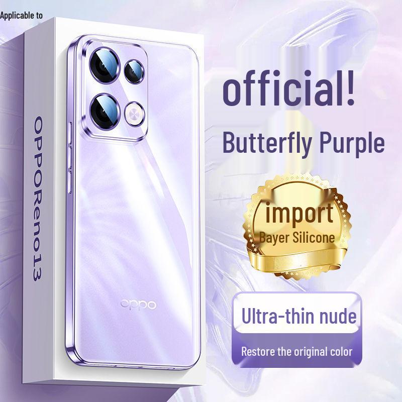 Ultracienkie Przezroczyste Silikonowe Miękkie Etui dla OPPO Reno 13 & 13 Pro - Pełne Pokrycie Ochrona przed Upadkiem