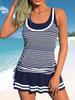 2024 Swimwear Tankiny Two Piece Beach Suit Women's Beach Swimwear Fashion Print Tankini Summer Sexy Swimwear Fashion Tankini