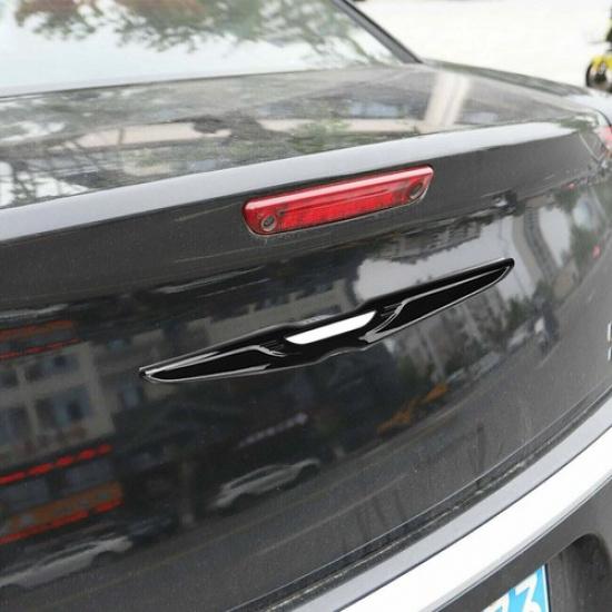 Glossy Black Rear Car Logo Badge Cover Trim For Chrysler 300 2011+ Accessories
