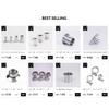 1.5" Tri Clamp SUS 304 Stainless Steel Sanitary Pipe Fitting Coneector Tri-Clover Adapter Homebrew Beer 50.5mm Ferrule O/D