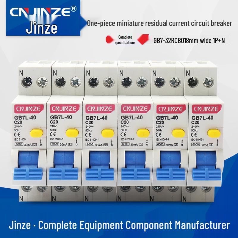 

DPNLE RCBO 18mm 1P+N Smart Miniature Residual Current Circuit Breaker 6A