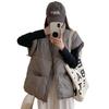 Autumn and Winter New Women's Casual Thickened Down Cotton Vest Loose Warm Vest Vest Jacket