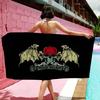 Pop Hot Band L-Limp Bizkit Anime Beach Swimming Towel Soft Absorbent Washcloth Children's Gifts For Kids Travel Camping Gym