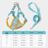 Reflective Adjustable Dog Harness and Leash Set for Small Breeds - Breathable Vest Style