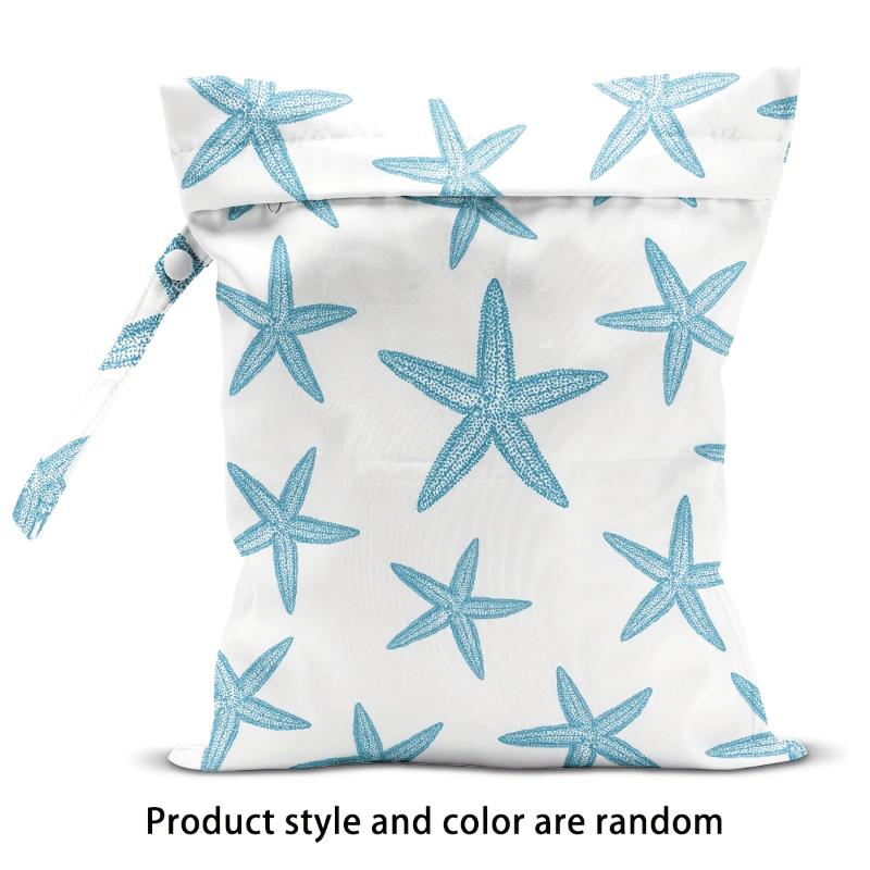 Waterproof Dry Wet Separation Bag Tear Resistant Fashion Zipper Pouch for Beach Hiking Swimming Gym Travel Sports