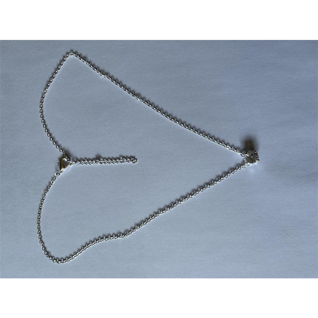 Necklace Chains Trendy Jewelry with Rhinestones Universal Gold Silver Hanging Pendants Choker Necklaces for Valentines Day