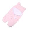 Baby Winter Fleece Swaddle Blanket Cute Newborn Swaddling Wrap Soft Plush Sleeping Sacks