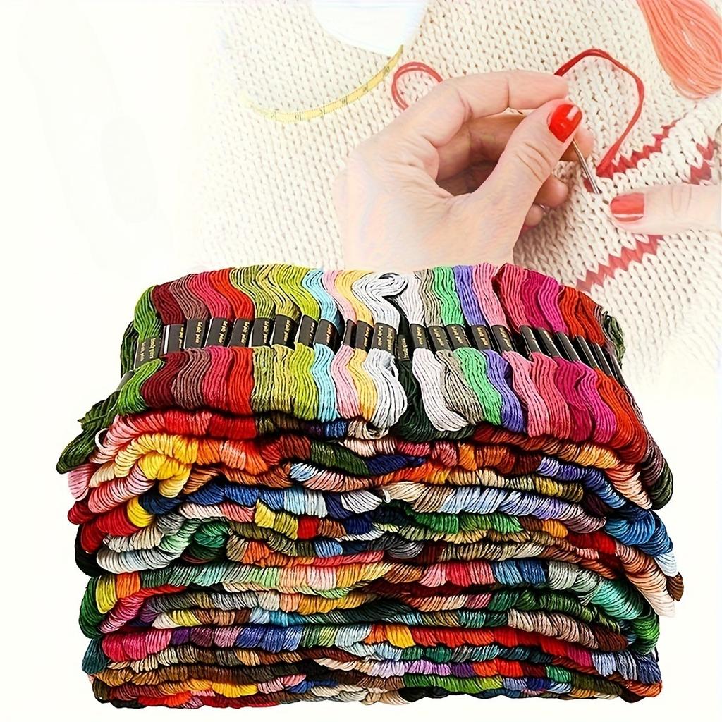 2026 Cross-stitch Thread Set - 25 To 447 Colors - 8 Meters - DIY Colored Polyester Embroidery Thread