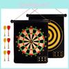 Premium Magnetic Dartboard Set With Double Sided Roll Up Design 17 Inch 15 Inch 12 Inch