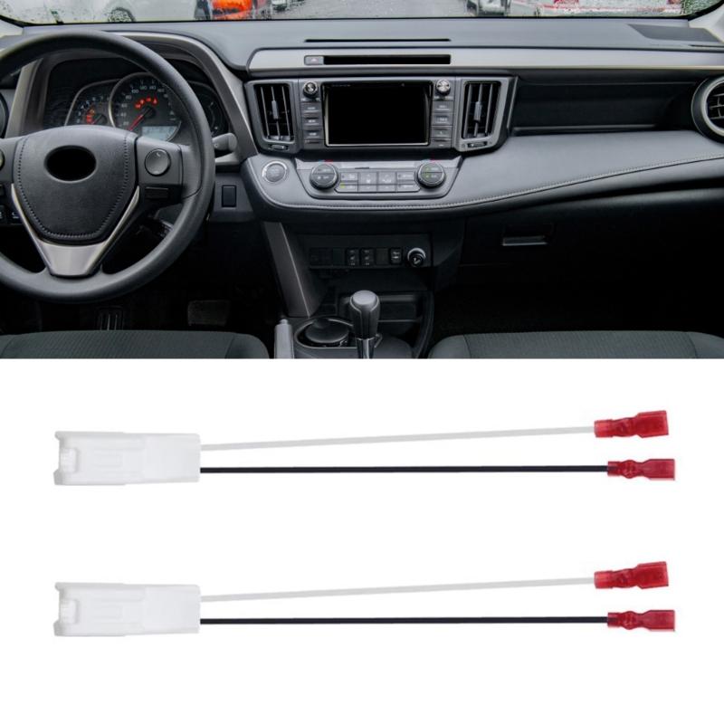 2pcs/4pcs Car Tweeter Front Speaker Wire Adapter Replacement Speaker Wire Harness Connector Adapter