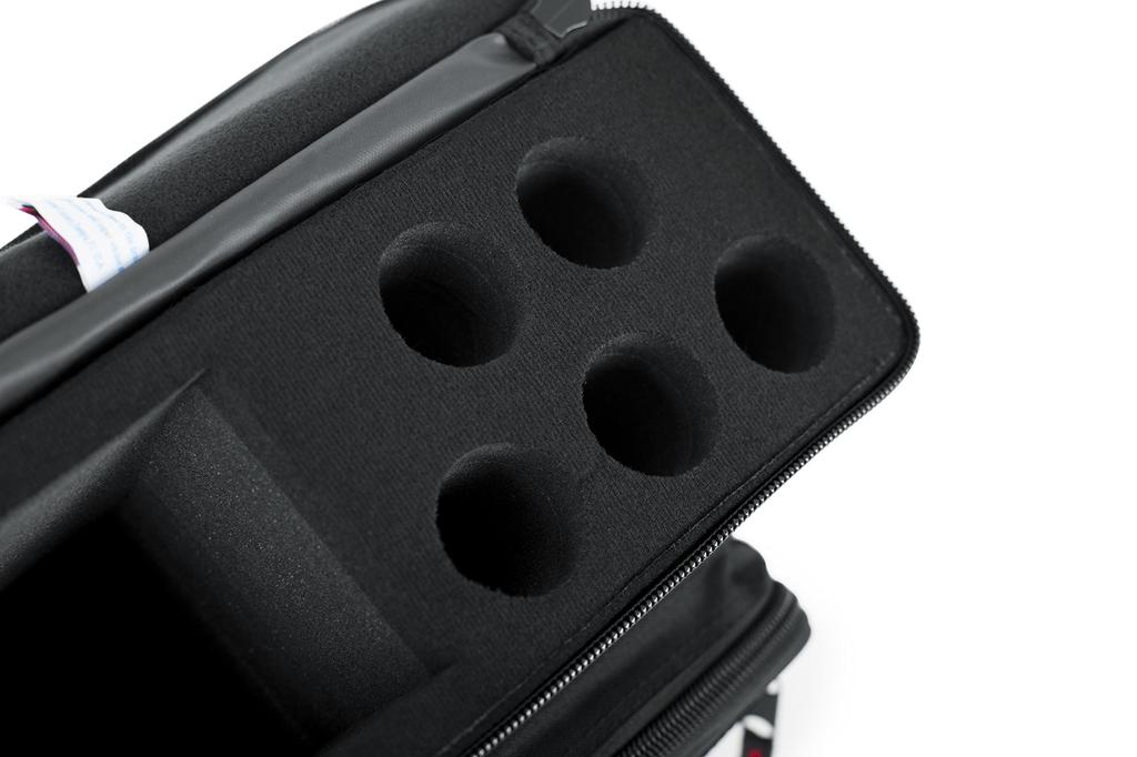 GATOR Wireless Microphone System Case for GM Wireless Microphone Series GM-5W (Holds 5 Sets)
