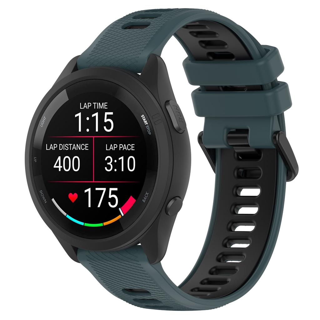 Silikon 18 20 22mm Klokkereim For Garmin Forerunner 265 265S 255S 255 Vivoactive 3 4 Reim Armbånd For For Garmin Venu 2 Reim
