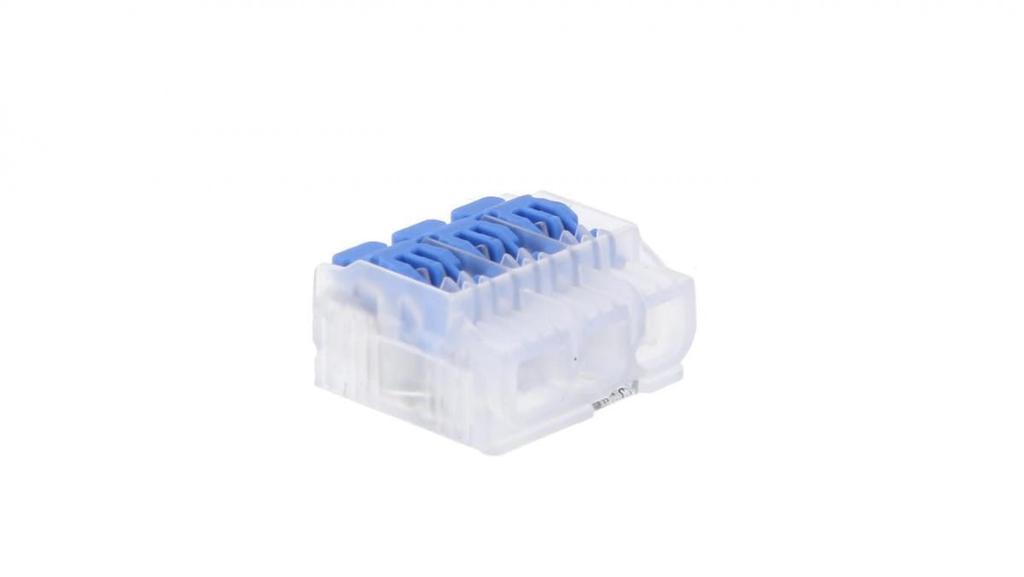 Szybkozłączka Scl3 B10 Idealna Z Dźwignią Do Linek I Drutów 3-Torowa 4Mm 32A 450V 88001313 /10 Szt./