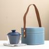 Coarse Pottery Portable Travel Tea Set