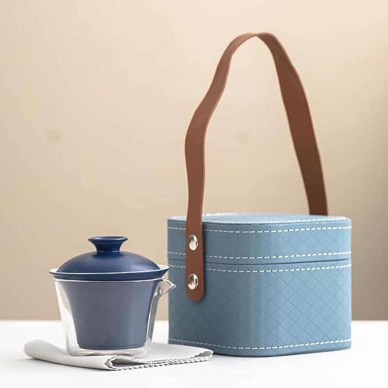 Coarse Pottery Portable Travel Tea Set