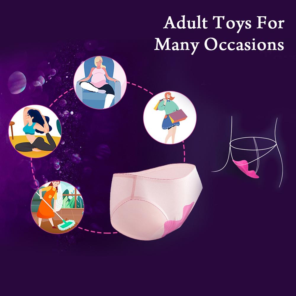 Wearable Butterfly Vibrator APP Remote Control Dual Motor Clitoral Stimulator Vibrating Panties Masturbation Adult Sex Toys