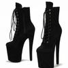 20CM Women High Heels Sexy Pole Dance Platform Nightclub Model Catwalk Short Boots Club Shoes