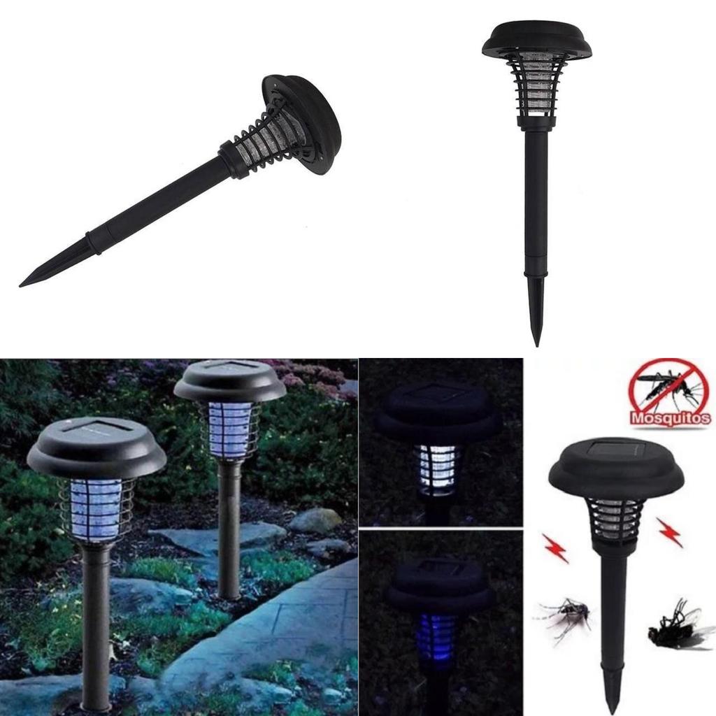 Solar Mosquito Killer Lantern Garden Outdoor Ip55 Waterproof Led Insect Trap For Yard And Patio