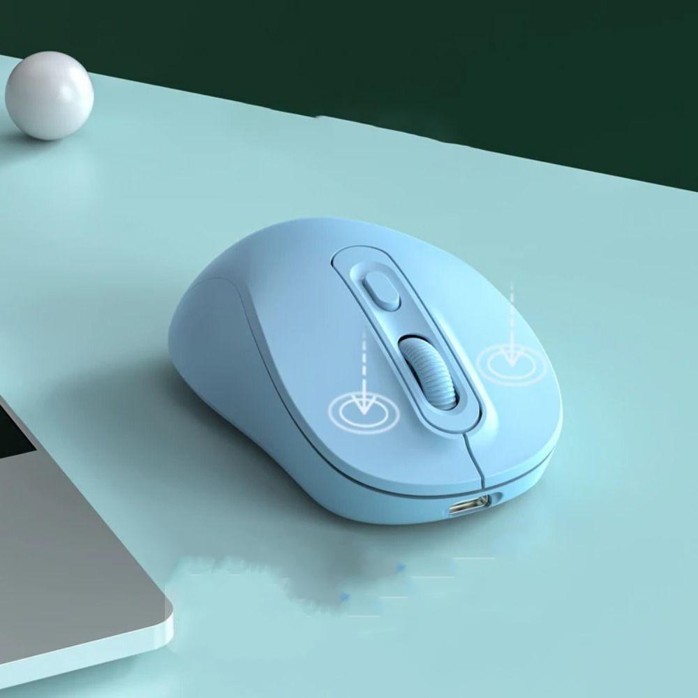 Noiseless Macaron Wireless Mouse 1600DPI Colorful Wireless Mouse  Computer Peripherals